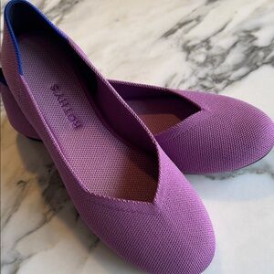 Rothy's Round Toe Knit Flats in Wild Orchid Women’s size 10 NWOT